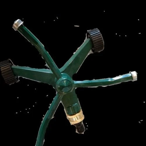 Whirling Sprinkler Aspersor Rotarivo Asperseur Rotatif Green 3 Arm