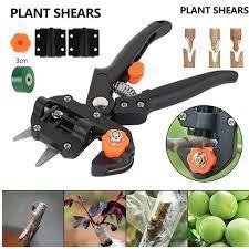 SKY SEEDS Grafting Machine Garden Tools with 3 Blades Chopper Tree Grafting Tools Secateurs Scissors Grafting KIT