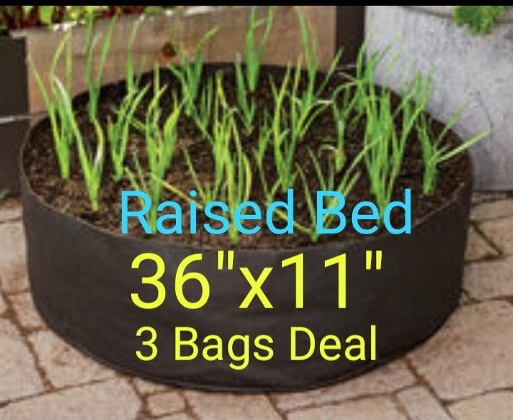 SKY SEEDS Fabric Raised Bed For Kitchen Gardening 36" X11" one bags Deal