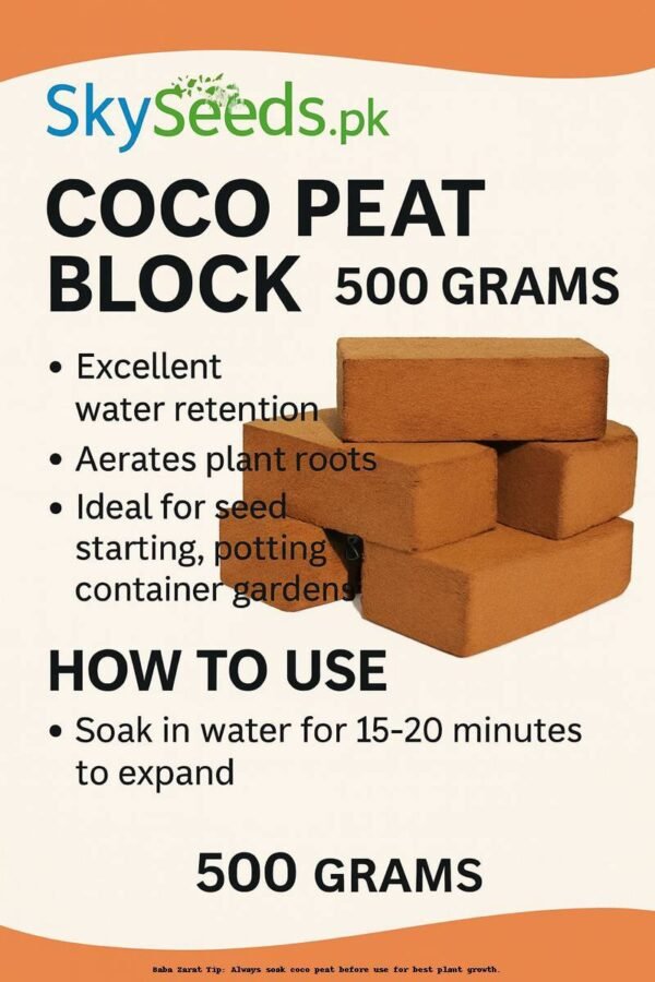 Coconut Peat Coir 500 Grams
