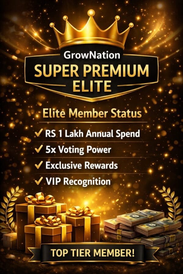 GrowNation Super Premium (Diamond) Membership GrowNation Super Premium (Diamond) Membership